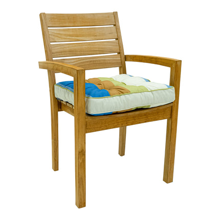 Florance kussen 47X47 Vivero azur