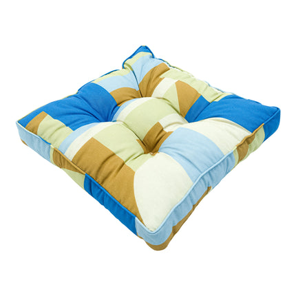 Florance kussen 47X47 Patch azur