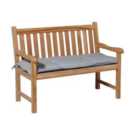Bankkussen ca.120x48cm Panama light grey