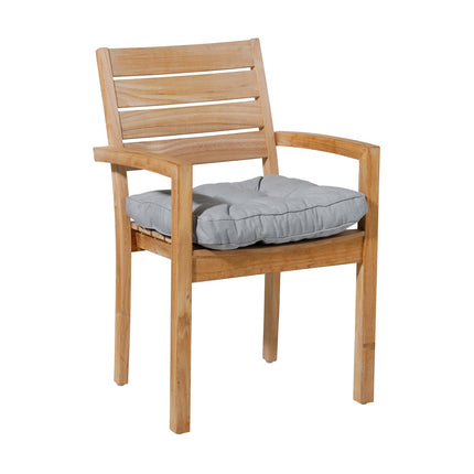 Florance Kissen ca. 47 x 47 cm Panama Hellgrau