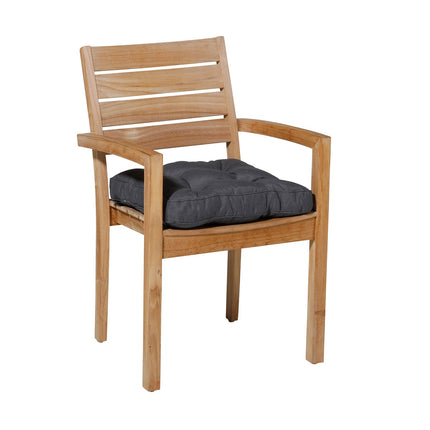 Florance -Kissen ca. 47 x 47 cm Panama Grey