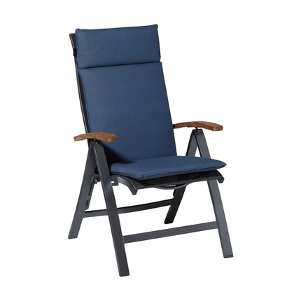 Kussen hoog universeel ca.120x50cm Outd Panama safier blue