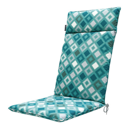 Kissen High Universal CA120X50 cm Outdoor Gitter Seeblau