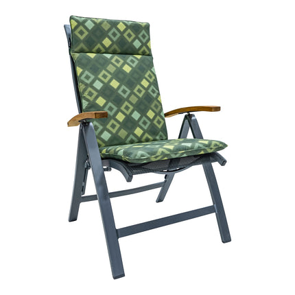 Kissen hoher universeller CA120X50 cm Outdoor -Gitter grün