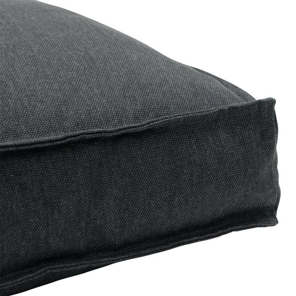 Hundelounge Ca100x68x15cm dunkelgraue Leinwand Eco+