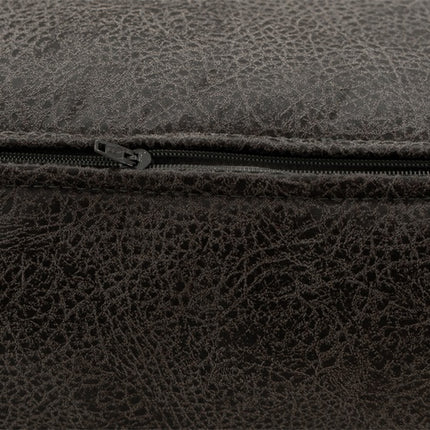 Hundelounge ca.100x68x15cm Leder Look Taupe