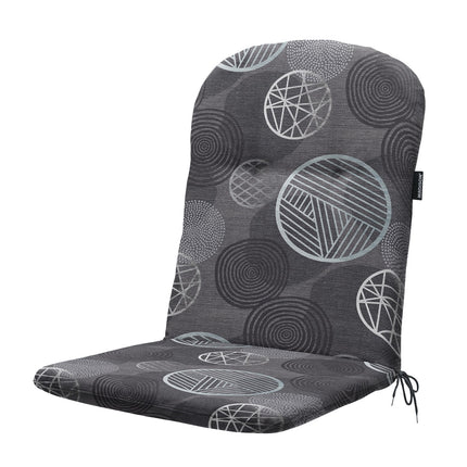 Kuip hoch ca.96x45cm Kreis Grau