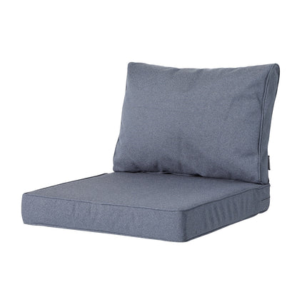 Lounge Back Kissen ca.40x60 cm Outdoor Manchester Denim Grey
