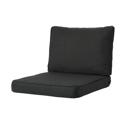 Lounge Back Soft ca.40x73cm Rippe schwarz
