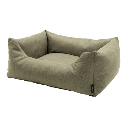 Hundekorb ca.100x80x25cm Leder aus Look Sand