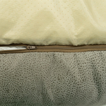 Hundekorb ca.100x80x25cm Leder aus Look Sand