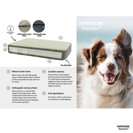 Orthopedisch kussen ca.100x70cm Grey