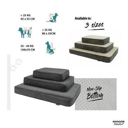 Orthopedisch kussen ca.100x70cm Grey