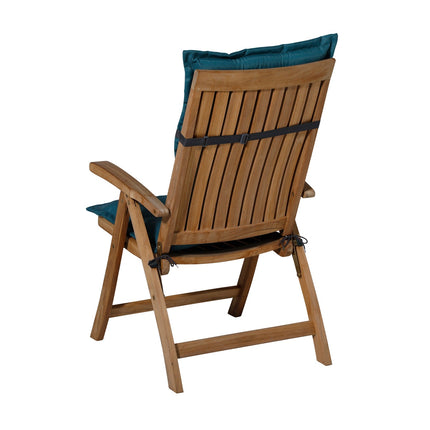 Kussen lage rug ca.105x50cm Panama sea blue