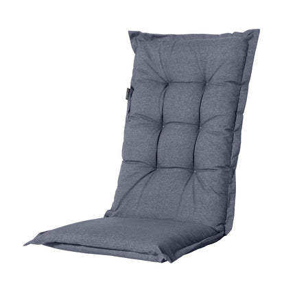 Kissen hochrücken ca. 123x50 cm Outdoor Manchester Denim Grey