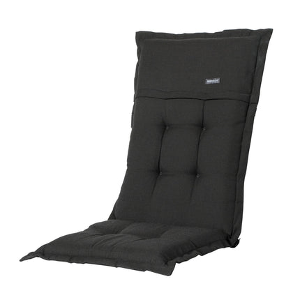 Kissen hochrücken ca. 123x50 cm Rippe schwarz