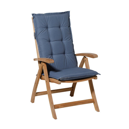 Kissen hochrücken ca. 123x50 cm Outdoor Panama Safier Blue