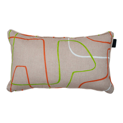 Sierkussen paspel ca.30x50cm Joah terra