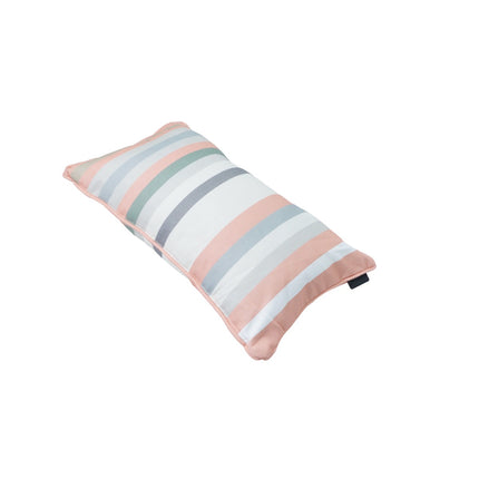 Dekorative Kissen Paspel Ca.30x50 cm Righe Salmone