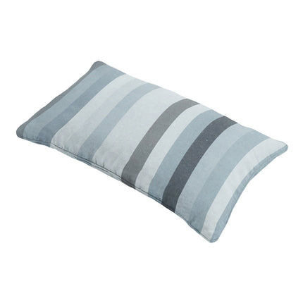 Dekorative Kissen Paspel ca.30x50 cm righe grau