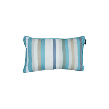 Dekorative Kissen Paspel ca.30x50 cm righe azure
