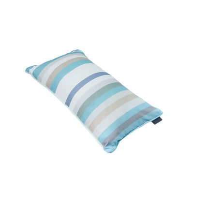 Dekorative Kissen Paspel ca.30x50 cm righe azure