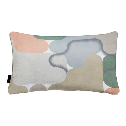 Sierkussen paspel ca.30x50cm Grafi salmone