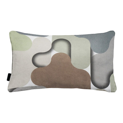 Sierkussen paspel ca.30x50cm Grafi sage