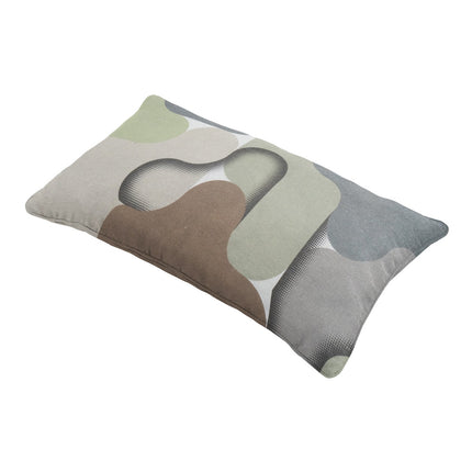 Sierkussen paspel ca.30x50cm Grafi sage