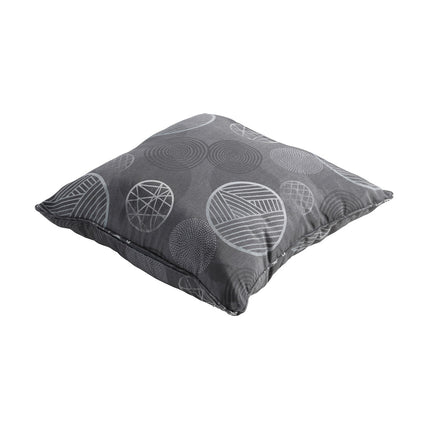 Dekorative Kissen Paspel Ca.50x50 cm Kreis Grau