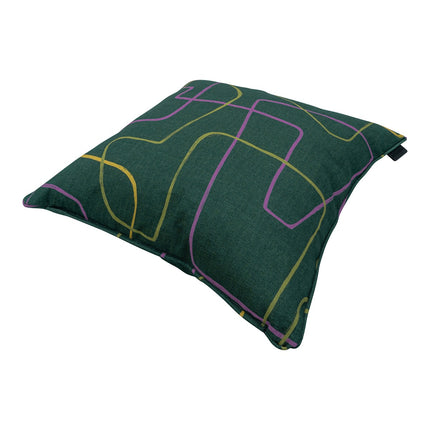 Sierkussen paspel ca.50x50cm Joah green