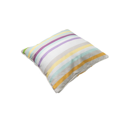 Sierkussen paspel ca.50x50cm Righe purple