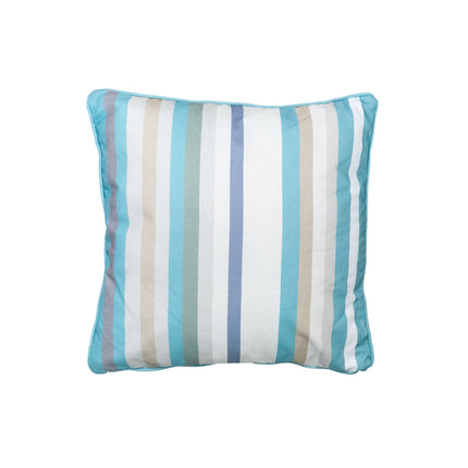 Dekorative Kissen Paspel ca.50x50 cm righe azure