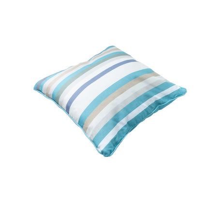 Dekorative Kissen Paspel ca.50x50 cm righe azure