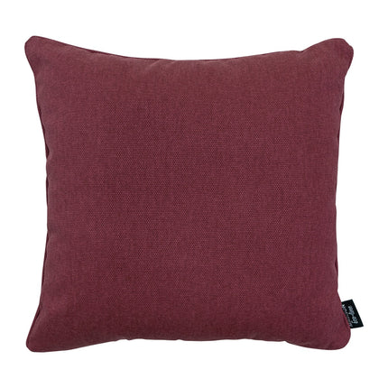 Sierkussen paspel ca.50x50cm Bordeaux canvas eco+