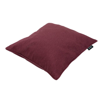 Sierkussen paspel ca.50x50cm Bordeaux canvas eco+