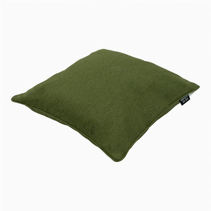 Dekorative Kissen Paspel ca.50x50 cm Moosgrüne Leinwand Eco+