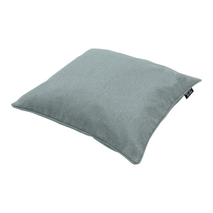 Sierkussen paspel ca.50x50cm Silver canvas eco+