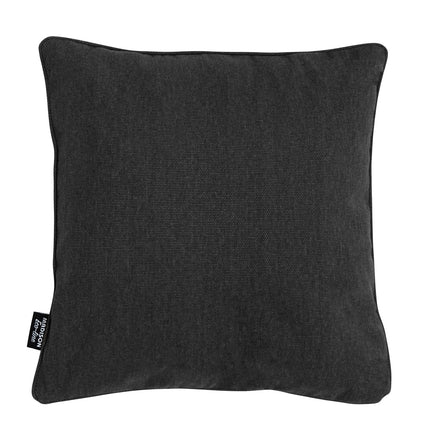 Sierkussen paspel ca.50x50cm Black canvas eco+