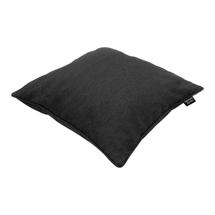 Sierkussen paspel ca.50x50cm Black canvas eco+