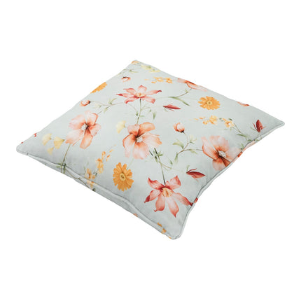 Sierkussen paspel ca.50x50cm Florina orange