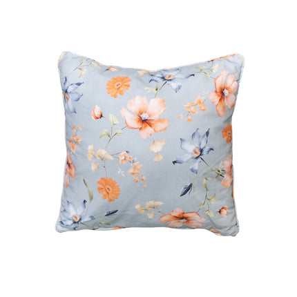 Sierkussen paspel ca.50x50cm Florina blue