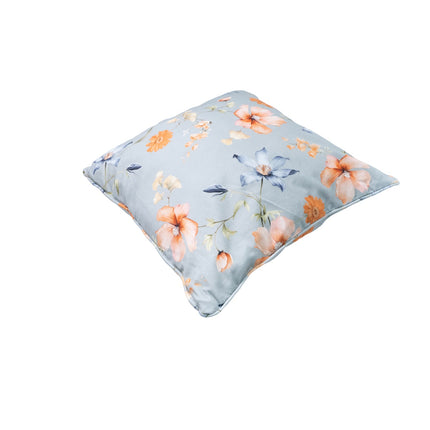 Sierkussen paspel ca.50x50cm Florina blue