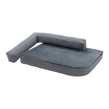 Hondenmand Royal small wasbaar ca.80x60x23cm Oxford grijs