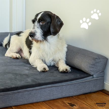 Hundekorb Royal Large Waschable ca.120x80x23 cm Oxford Gray