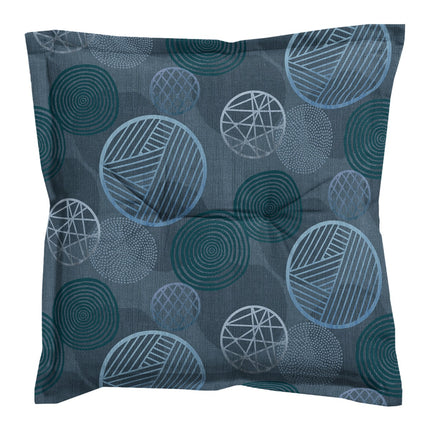 Zit universeel ca.50x50cm Circle blue