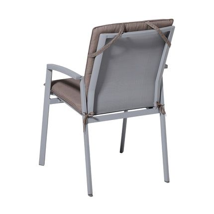 Stapelstuhlkissen ca.97x49cm Panama Taupe