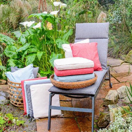 Stack Stuhl Cushion ca.97x49cm Silber Canvas Eco+