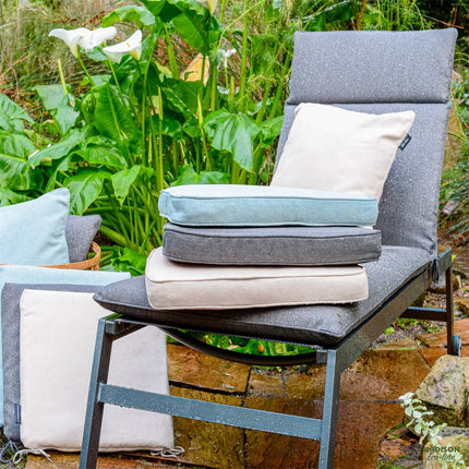 Stack Stuhl Cushion ca.97x49cm Silber Canvas Eco+