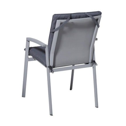 Stack Stuhl Kissen ca.97x49cm Outdoor Manchester Denim Grey